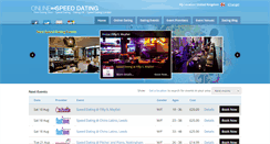 Desktop Screenshot of onlineandspeeddating.com